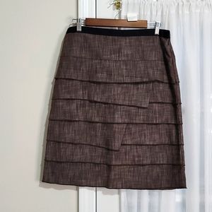 Tiered/layered side zip skirt size 8